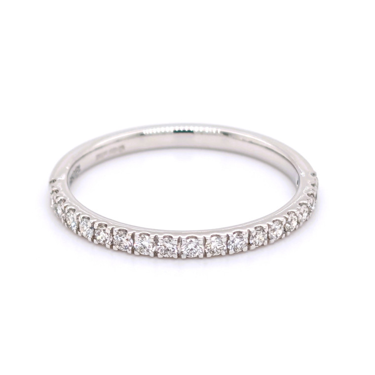 Platinum 0.26ct Diamond Claw Set Wedding Ring murray co jewellers belfast wedding rings