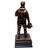 11.5" tall, highly detailed, bronze tone U.S. Air Force pilot military statue mounted on black base.