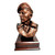 Stunning large Peacekeeper Military Statue Bust featuring Air Force Security Forces personnel insignia, set on a laminated cherry base measuring 7" long, 5" wide, and 2" high. Includes a 6" wide by 1-1/4" high engraving plate.