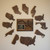 Maryland State outline recognition plaque made of genuine walnut, measuring 9 by 12 inches, with complimentary engraving included.