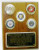 Military Plaque 5 Logos Joint Commands, 9" x 12" genuine walnut.  Specify required logos and their placement.