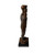 15" tall Soldier saluting military statue mounted on black base.  Great artistic detail on this product. Engraving area is 3-7/8 inches wide by 1.0 inch high.