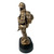 Soldier Standing with Rifle Military Statue, 14" tall bronze tone mounted on black base, with free engraving.