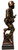 US Marine Charging Military Statue bronze tone with black base, 10 inches tall. Engraving area is 3.5 inches by 1 inch.