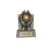 World of Thanks silver-tone resin award, standing at 6 inches tall.