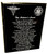Solid genuine black marble 7" x 9" military plaque with Soldier's Creed laser engraved.  If applicable, specify which logos to engrave.