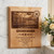 Recognition plaque highly detailed 8 inches by 10 inches Genuine Red Alder DISA