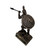 9-1/2" tall Spartan statue with Spear on base.  Engraving area is 4-1/2" wide x 1" high.