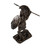 9-1/2" tall Spartan statue with Spear on base.  Engraving area is 4-1/2" wide x 1" high.
