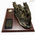 Awesome Wolfpack statue mounted on a 15 inches x 12 inches laminated walnut base.  The coin on the left can be Army, Air Force, Navy, Marine or Coast Guard. (Please Specify)