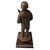 This impressive male military statue depicts an Artillery Soldier known as "CANNONEER," and it is mounted on a walnut laminated base measuring 6-1/2 inches wide by 6-1/2 inches deep and 2 inches in height. Total height of the statue and base is 14-3/4 inches. A slot is incorporated at the base of statue for the installation of a challenge coin.