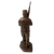 CSM "Keeper of the Colors" military statue featuring a Patrol Cap, without a wooden base or engraving. Standing 16 inches tall, it is highly detailed.