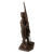 CSM "Keeper of the Colors" military statue featuring a Patrol Cap, without a wooden base or engraving. Standing 16 inches tall, it is highly detailed.