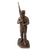 CSM "Keeper of the Colors" military statue featuring a Patrol Cap, without a wooden base or engraving. Standing 16 inches tall, it is highly detailed.