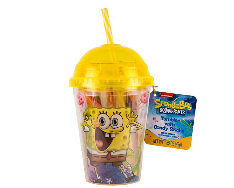 SpongeBob Tumbler with Lollipops - Galerie Candy and Gifts