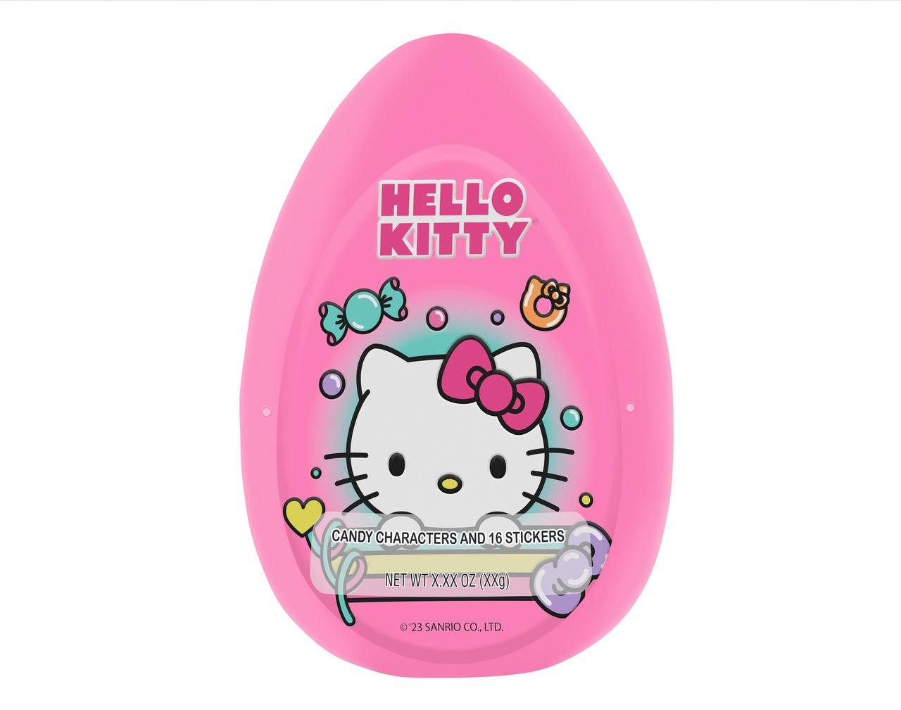 Hello Kitty Molded and Printed Jumbo Egg with Candy