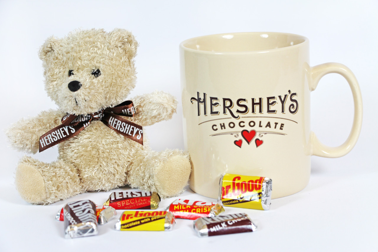 Hershey's and Reese's Mug and Plush Gift Set with Candy