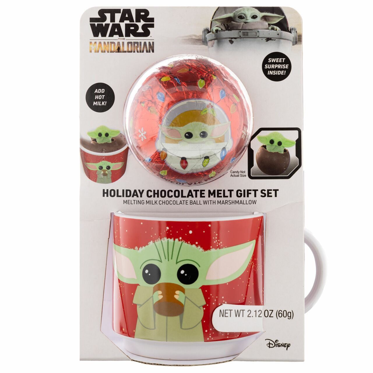 Star Wars Saga Mug with Packets of Chocolate Fudge Coco Mix Gift Set, 12  Piece