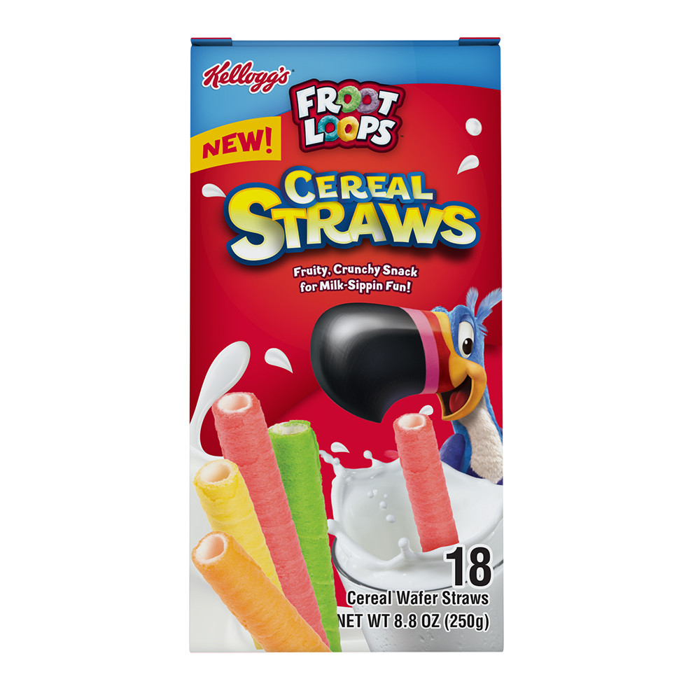 Froot Loops Cereal Straws 18ct Boxes (Case)
