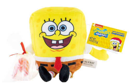 SpongeBob Plush with Candy Canes