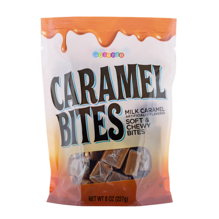NEW! Galerie Candy Caramel Bites (8 oz) - Individually Wrapped Soft & Chewy Milk Caramel Treats