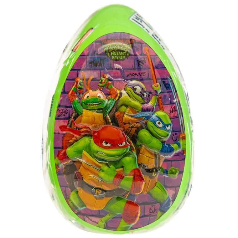 TMNT Molded and Printed Jumbo Egg with Candy(Case of 6)