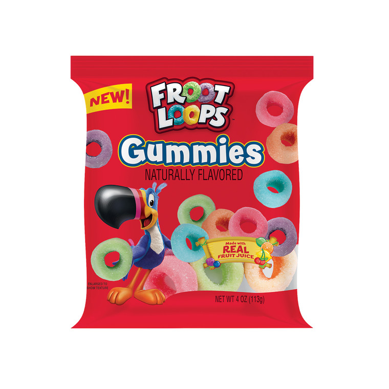 Froot Loops Gummies 4oz (Case of 24)