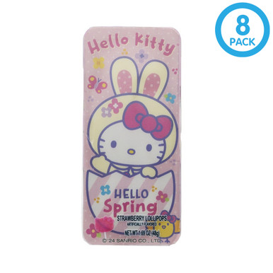 Hello Kitty Lenticular Tin with Lollipops