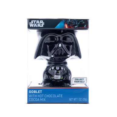 Disney Star Wars Darth Vader Ceramic Collectible Goblet + Chocolate Fudge  Cocoa Mix Set!