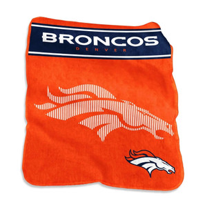 Denver Broncos Blanket 60x80 Raschel Throw Z157-629372963