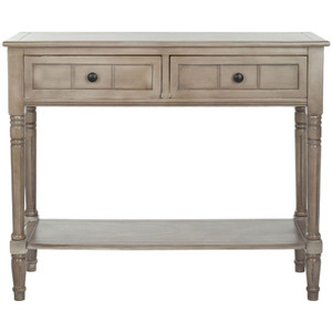 Console Accent Table Traditional Style Sofa Table in Distressed Cream Q280-DCT121993
