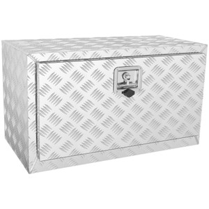  Underbody Truck Box, 30"14"16" Pickup Storage Box, Heavy Duty Aluminum Diamond Plate Tool Box with E415-CDK301416INCH2LT5V0