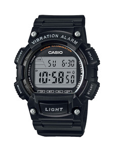 Casio Men's 'Super Illuminator' Quartz Resin Casual Watch, Color:Black (Model: W-736H-1AVCF) G818-W736H-1AV
