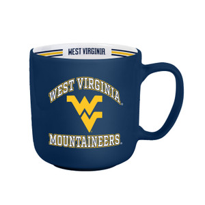 West Virginia Mountaineers Coffee Mug 15oz Stripe Design Z157-9738115388