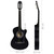 Western Classical Cutaway Guitar with 6 Strings Black 38" A949-70132