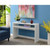 Modern FarmHome White Sofa Table Console Table with Bottom Shelf Q280-BFCT7582