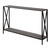 Weathered Grey Wood Console Sofa Table with Bottom Shelf and Metal Frame Q280-WGLRCT159857581