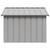 Dog House Grey Galvanized steel 45.9 x 40.6 x 32.1 in Durable A949-171542