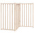 Dog Gate Set of 3 Solid fir wood 59.1 in Foldable Dog Gate A949-352270