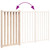 Dog Gate Set of 3 Solid fir wood 59.1 in Foldable Dog Gate A949-352270