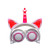 Cute Kids Cat Ear Headphones Wired Adjustable for Boys Girls Tablet Kids Headband Earphone Foldable K484-PEL_09FU4J91