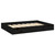 Dog Bed Black Solid pine wood 28.1 x 21.3 x 3.5 in Durable A949-820860