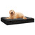 Dog Bed Black Solid pine wood 28.1 x 21.3 x 3.5 in Durable A949-820860