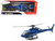 Eurocopter AS350 Helicopter Blue Metallic "Police" "Sky Pilot" Series 1/43 Diecast Model by New Ray F977-26093A