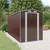 Garden Shed Dark Brown Galvanized Steel Large Durable A949-3147463