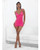 Neon Honeycomb Chemise w/Strappy Back & G-String Neon Pink XL X615-EH40324-NP-X0