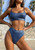 Metallic High Waisted Bikini Swimsuit H721-CSB273