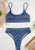 Metallic High Waisted Bikini Swimsuit H721-CSB273