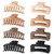 8 Pieces Set Spray Paint Rectangular Gum Claw Hair Clip/ Hair Accessories - Combo A A392-fhcb0428