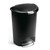 Black 13-Gallon Kitchen Trash Can with Foot Pedal Step Lid Q280-BTHGRC43897921